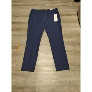 NWT Calvin Klein Men's Slim Fit Pants 40W x 34L wool blend blue